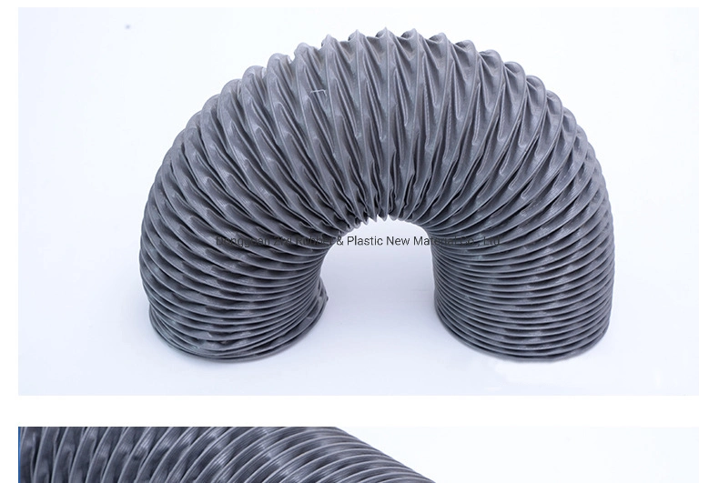 6 Inch Flexible Vent Pipe Plastic Nylon Fabric Flexible Air Ventilation Duct