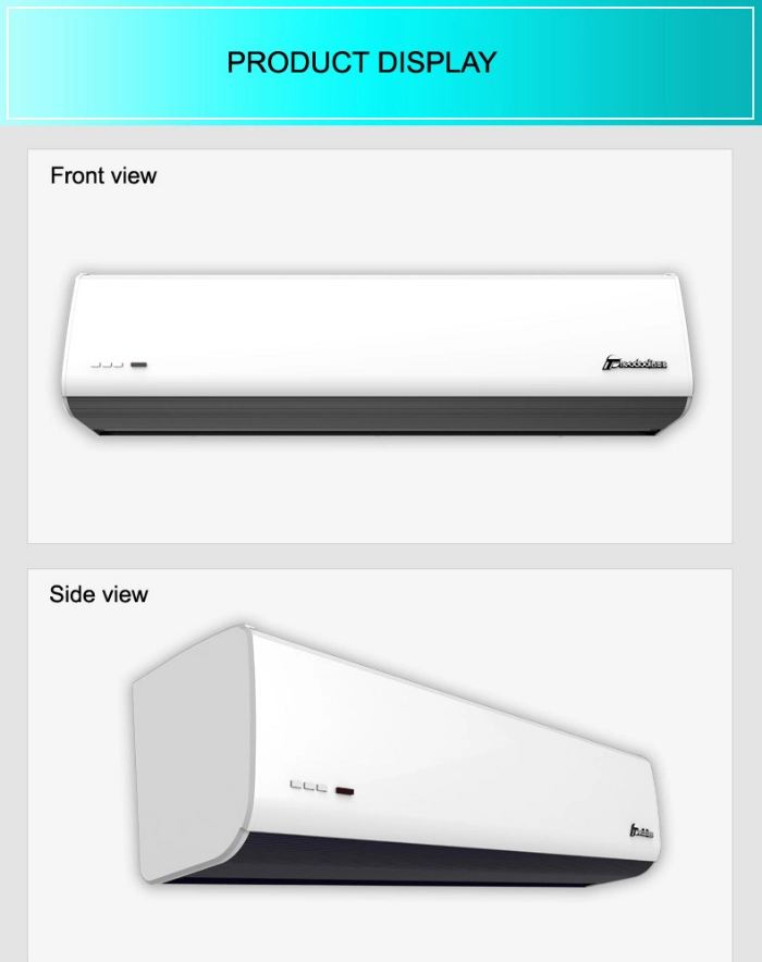 S7 Fan Air Curtain Overdoor Air Ventilation Creates Efficient Air Barrier