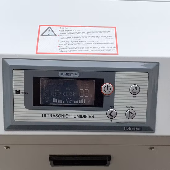 Umidificatore a ultrasuoni da 4000 ml con nebbia fredda per il controllo dell'umidità della stanza di produzione OEM