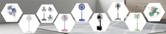 Ventola di raffreddamento dell'aria Ventola di potenza Ventilatore a piedistallo da 70 W 5bblade Cina Prodotti/fornitori.  Personalizzazione di base del ventilatore con supporto alto a testa oscillante a 56/60/16/18 pollici Personalizza